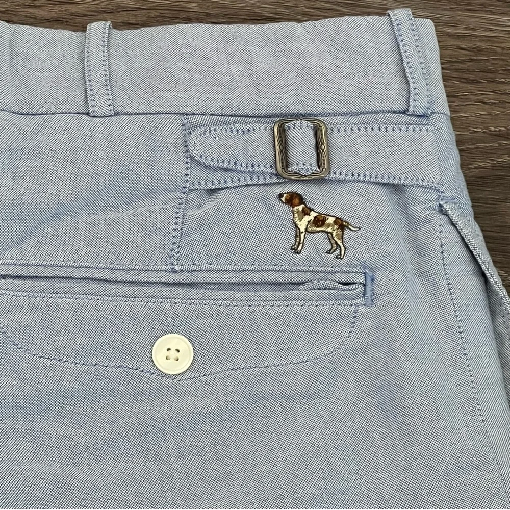 Polo Ralph‎ Lauren Chino Shorts Men's Size 30 Hunting Dog Embroidered Preppy